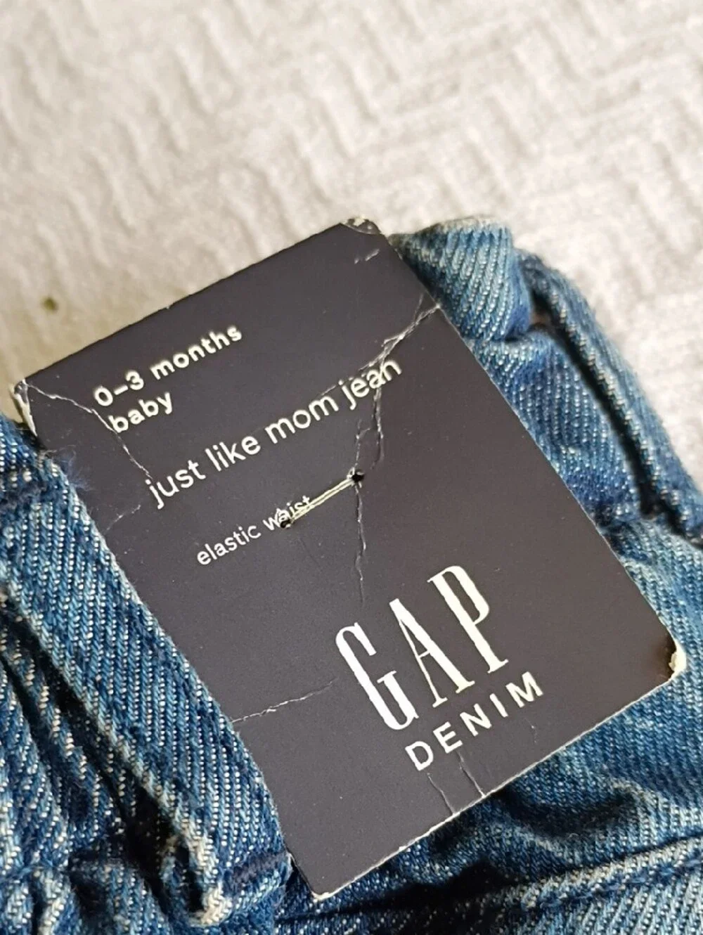 GAP Dark Blue Baby Jeans with Silver Star Accents